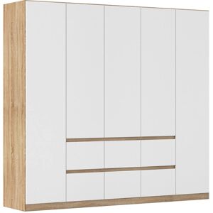 Šatní skříň Mainz hnědá - 226x210 cm - Otočné dveře Šatní skříň Mainz hnědá - 226x210 cm - Otočné dveře