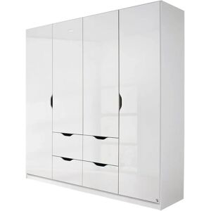 Kleiderschrank RAUCH Freiham - Hochglanz Weiß, 4-türig, 181cm breit Kleiderschrank RAUCH Freiham - Hochglanz Weiß, 4-türig, 181cm breit