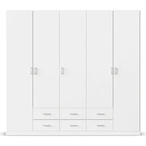 RAUCH Gamma Kleiderschrank - 3 Einlegeböden, 5 Türen, 226x54x210cm RAUCH Gamma Kleiderschrank - 3 Einlegeböden, 5 Türen, 226x54x210cm
