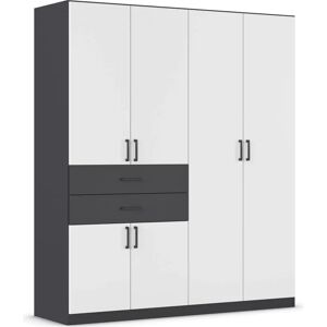 Rauch Maika Kleiderschrank - 6-türiger Schrank mit Dekor-Front Rauch Maika Kleiderschrank - 6-türiger Schrank mit Dekor-Front