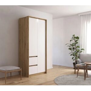 RAUCH Mainz mit Passepartout Drehtürenschrank - 2 Türen, Weiß, 96x212x58 cm RAUCH Mainz mit Passepartout Drehtürenschrank - 2 Türen, Weiß, 96x212x58 cm