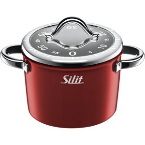 Cronômetro Silit Vitaliano - Rosso - Temporizador de cozinha - 60 Min Cronômetro Silit Vitaliano - Rosso - Temporizador de cozinha - 60 Min