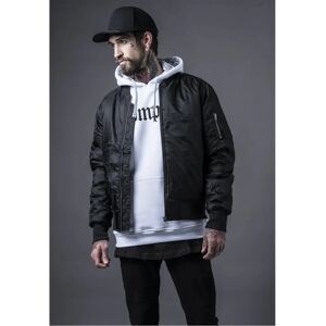 Urban Classics Basic Bomber Jacket (TB861) - black Urban Classics Basic Bomber Jacket (TB861) - black