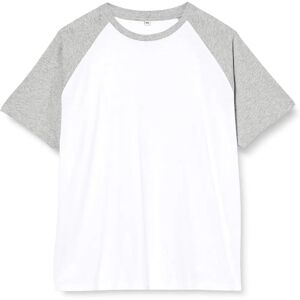 Build Your Brand L Weiß Raglan Kontrast T-Shirt - T-Shirt Build Your Brand L Weiß Raglan Kontrast T-Shirt - T-Shirt