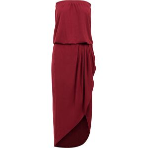 Urban Classics Ladies Viscose Bandeau Dress (TB1508) - red Urban Classics Ladies Viscose Bandeau Dress (TB1508) - red