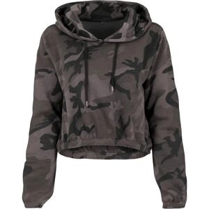 Build Your Brand Sudadera Cortada de Camuflaje - Camo Oscuro - Ropa Urbana Build Your Brand Sudadera Cortada de Camuflaje - Camo Oscuro - Ropa Urbana