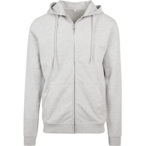 Build Your Brand Sudadera con Capucha XXL Gris Heather - Streetwear Build Your Brand Sudadera con Capucha XXL Gris Heather - Streetwear