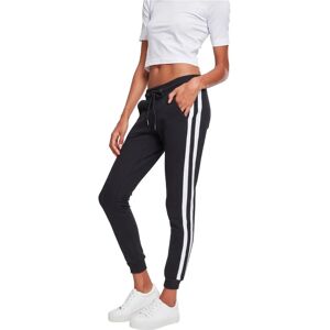 Urban Classics XS Black College Contrast Sweatpants - Sweatpants Urban Classics XS Black College Contrast Sweatpants - Sweatpants