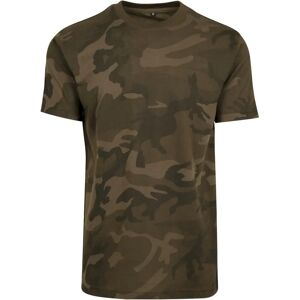 Build Your Brand Oliwka Camo 4XL T-shirt - Casual Bawełniany Top Build Your Brand Oliwka Camo 4XL T-shirt - Casual Bawełniany Top