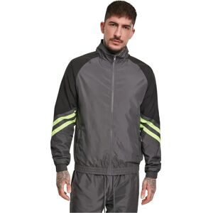 Urban Classics Block Sport Track Jacket dark shadow XL - Sportjacka Urban Classics Block Sport Track Jacket dark shadow XL - Sportjacka