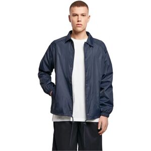 Build Your Brand Niebieska Raglanowa Kurtka - Coach Jacket Build Your Brand Niebieska Raglanowa Kurtka - Coach Jacket