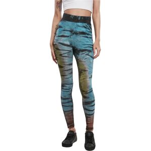 Urban Classics Ladies Batik Tie Dye High Waist Leggings - Leggings Urban Classics Ladies Batik Tie Dye High Waist Leggings - Leggings