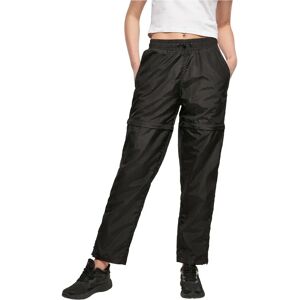 Urban Classics Ladies Shiny Crinkle Nylon Zip Pants - Pants Urban Classics Ladies Shiny Crinkle Nylon Zip Pants - Pants