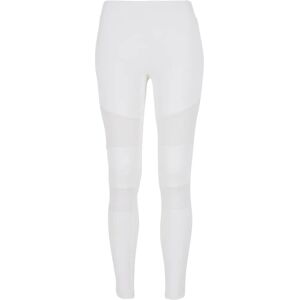Urban Classics Ladies Tech Mesh Leggings - Slim Fit Sports White M Urban Classics Ladies Tech Mesh Leggings - Slim Fit Sports White M