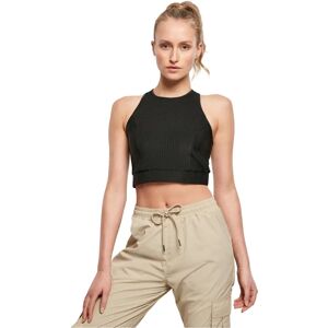 Urban Classics Ladies Cropped Shiny Rib Tank Top - Tank Top Urban Classics Ladies Cropped Shiny Rib Tank Top - Tank Top