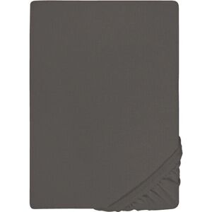 BIBERNA Samy Fitted Sheet - Bed Linen - Donkergrijs BIBERNA Samy Fitted Sheet - Bed Linen - Donkergrijs