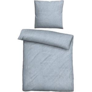 biberna Musselin Bettwäsche - Blau - 135x200cm - Atmungsaktiv & Pflegeleicht biberna Musselin Bettwäsche - Blau - 135x200cm - Atmungsaktiv & Pflegeleicht