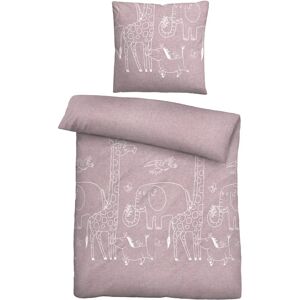 Biberna Lila Kinderbettwäsche Flanell - Kinderbettwäsche Biberna Lila Kinderbettwäsche Flanell - Kinderbettwäsche