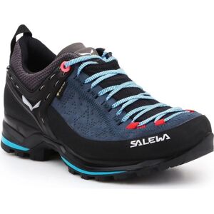 Salewa Women’s Mountain Trainer 2 GTX - Dark Denim/Fluo Coral - Hiking Shoes Salewa Women’s Mountain Trainer 2 GTX - Dark Denim/Fluo Coral - Hiking Shoes