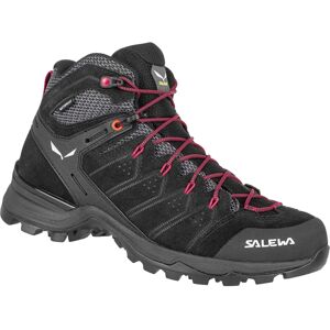 Salewa Alp Mate Mid Waterproof Black Out / Virtual Pink - Hiking Shoes Salewa Alp Mate Mid Waterproof Black Out / Virtual Pink - Hiking Shoes