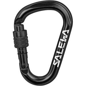 Mousqueton Salewa HMS Screw G2 - Petit - Noir - Équipement d'escalade - Publicité Mousqueton Salewa HMS Screw G2 - Petit - Noir - Équipement d'escalade - Publicité