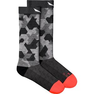 Salewa Pedroc Camo Alpine Merino Crew Sock - Black Out - Socks Salewa Pedroc Camo Alpine Merino Crew Sock - Black Out - Socks