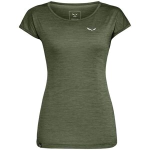 Salewa Puez Melange Dry Oliv T-Shirt - Trekking Salewa Puez Melange Dry Oliv T-Shirt - Trekking