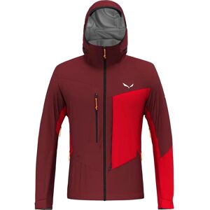 SALEWA Sella 3 Layers Powertex Hardshell Jacket - Red - Men SALEWA Sella 3 Layers Powertex Hardshell Jacket - Red - Men