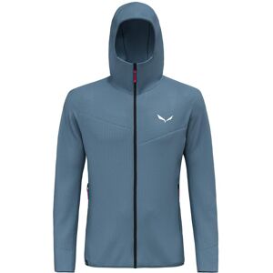 Salewa Herr Waffle Hybrid Polarlite Huvtröja - Blå Salewa Herr Waffle Hybrid Polarlite Huvtröja - Blå