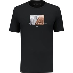 Salewa Pure Design Dry'Ton Men's Black T-shirt - T-shirt Salewa Pure Design Dry'Ton Men's Black T-shirt - T-shirt