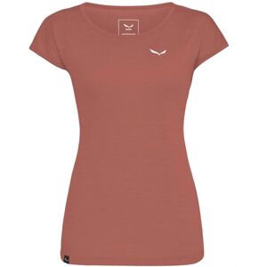 Salewa Puez Melange Dry - Trekking T-shirt for Women - Dark Red/White Salewa Puez Melange Dry - Trekking T-shirt for Women - Dark Red/White