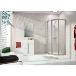 Hüppe Alpha 2 Duschglas - Viertelkreis, vollgerahmt Hüppe Alpha 2 Duschglas - Viertelkreis, vollgerahmt