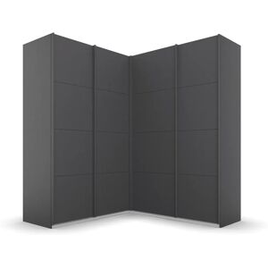 RAUCH Quadra Kleiderschrank - 4 Türen, 210cm H, Grau RAUCH Quadra Kleiderschrank - 4 Türen, 210cm H, Grau