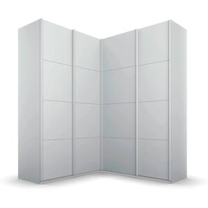 Rauch Quadra Kleiderschrank - 4-Tür Seidengrau Eckschrank Rauch Quadra Kleiderschrank - 4-Tür Seidengrau Eckschrank