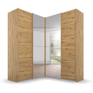 Schwebetürenschrank RAUCH "Quadra" - Eiche Artisan, 4-türig, 181cm breit Schwebetürenschrank RAUCH "Quadra" - Eiche Artisan, 4-türig, 181cm breit