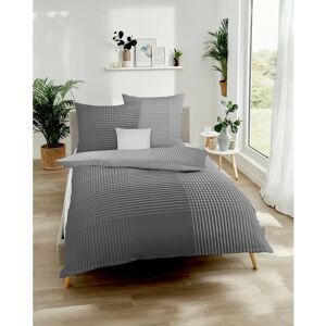 KAEPPEL Master Grau Bettwäsche - Mako-Satin, 135x200 cm KAEPPEL Master Grau Bettwäsche - Mako-Satin, 135x200 cm