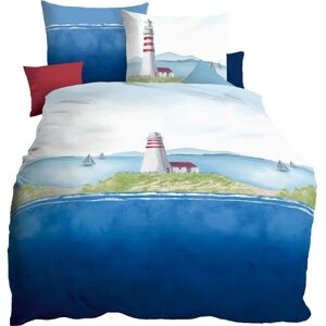 Kaeppel Lighthouse Seersucker Bettwäsche - Bettwäsche-Set Kaeppel Lighthouse Seersucker Bettwäsche - Bettwäsche-Set