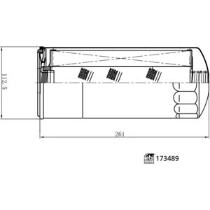 FEBI BILSTEIN 173489 - Filtre à huile durable - Publicité FEBI BILSTEIN 173489 - Filtre à huile durable - Publicité