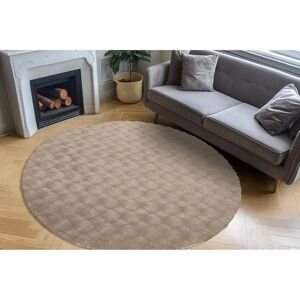 OBSESSION Diamond Cut 800 Taupe runder Teppich - Teppich OBSESSION Diamond Cut 800 Taupe runder Teppich - Teppich