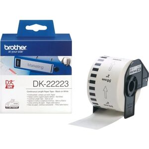Brother DK-22223 White Printer Label - printer label Brother DK-22223 White Printer Label - printer label