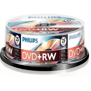 Philips DW4S4B25F/00 4.7GB DVD+RW Discs Philips DW4S4B25F/00 4.7GB DVD+RW Discs