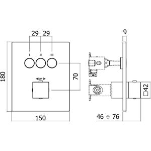 Kronenbach Smart Push Thermostat - Sicherheits-Sperre bei 38°C - Thermostat Kronenbach Smart Push Thermostat - Sicherheits-Sperre bei 38°C - Thermostat