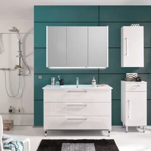 Puris - Quada - 100 cm - 3 Spiegeltüren - Bathroom Mirror Cabinet Puris - Quada - 100 cm - 3 Spiegeltüren - Bathroom Mirror Cabinet