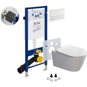 Kronenbach KB15100TU-Set2Slim - Vloerhangend randloos toilet Kronenbach KB15100TU-Set2Slim - Vloerhangend randloos toilet