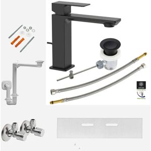 Kronenbach Quara 3.0 Badezimmer-Armaturenset - Stilvoll, Wassersparend, Chrom Kronenbach Quara 3.0 Badezimmer-Armaturenset - Stilvoll, Wassersparend, Chrom