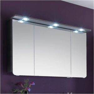Pelipal Serie 6005 Argona Spiegelschrank - 3 Drehtüren, LED, 6 Glaseinlegeböden Pelipal Serie 6005 Argona Spiegelschrank - 3 Drehtüren, LED, 6 Glaseinlegeböden