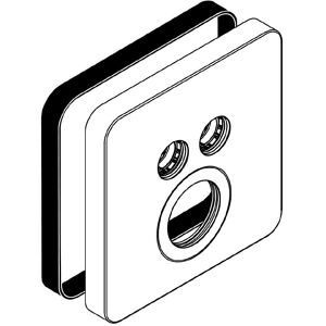 Hansgrohe 92549000 Vervangingsrozet - Reserveonderdeel Hansgrohe 92549000 Vervangingsrozet - Reserveonderdeel