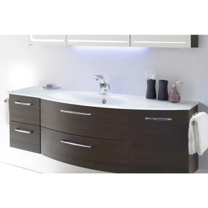 Pelipal Serie 7005 - Rundes Glas-Waschtisch - 152cm - Weiß Pelipal Serie 7005 - Rundes Glas-Waschtisch - 152cm - Weiß