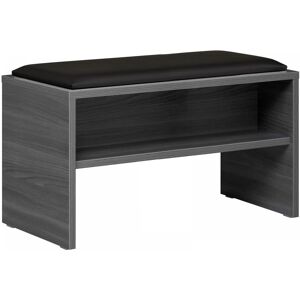 Pelipal Sitzbank - 90x40x48cm - Mit Ablage & Sitzkissen - Schwarz Pelipal Sitzbank - 90x40x48cm - Mit Ablage & Sitzkissen - Schwarz