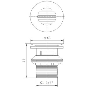 Sturotec Afsluiter - 1 1/4 inch - Overloop & Profielafdichting Sturotec Afsluiter - 1 1/4 inch - Overloop & Profielafdichting